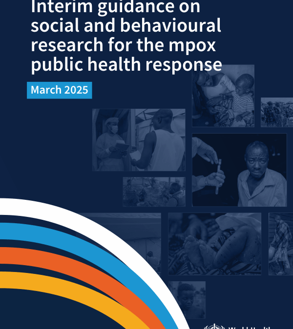 Interim guidance on social and behavioural research for the mpox public health response